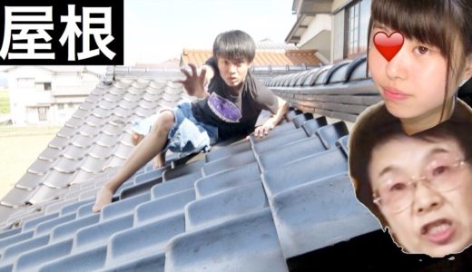 屋根に閉じ込められた。妹、母、親父、婆ちゃん