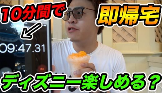 【検証】10分間でディズニーランドは楽しむことはできるのか？【10分後即帰宅】