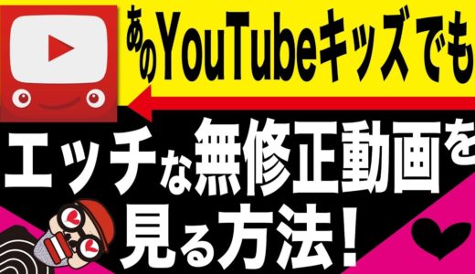 💖【大発見】健全なハズのYouTube Kidsでも無修正のエロ動画が検索したら出てきた！（その検索方法を伝授）水溜りボンドが絶対やらないヤバイ検索！アニメマンガ動画