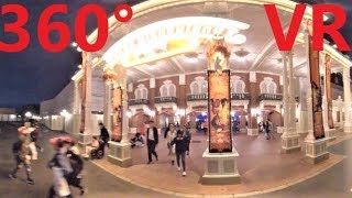 【360度VR】東京ディズニーランドを360°撮影（エントランスからハングリーベア・レストランまで）/【360°VR】 360 ° shot of Tokyo Disneyland