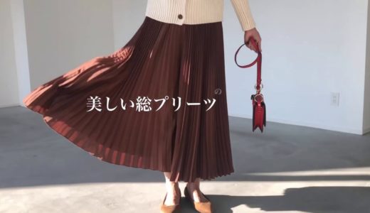 style｜美しいプリーツでスカート見えするパンツ