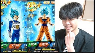 【ドッカンバトル】変身ベジータと変身悟空を並べて使ったらチート級