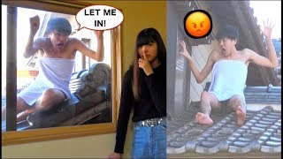 家に鍵をかけて兄貴を追い出してみた。妹の大逆襲