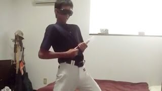 桐崎栄二が中学1年の頃の動画
