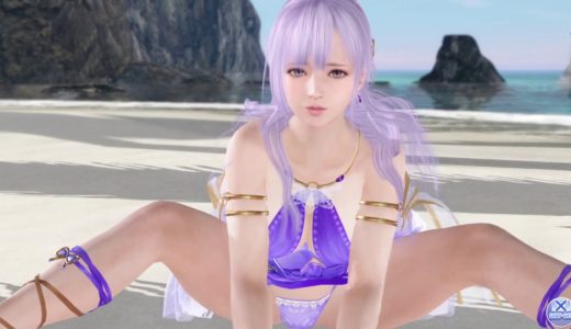 #DOAXVV フィオナのストレッチのお手伝いをしてたらエッチな気分になっちゃった♡①『良い水着だなぁ～♡』   #デッドオアアライブエクストリームヴィーナスバケーション