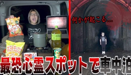 【ぼっち】最恐心霊スポットで1人で車中泊してみたら千本桜がトンネルから聴こえてきた…