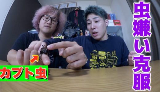 大の虫嫌いは虫を触れるのか！？