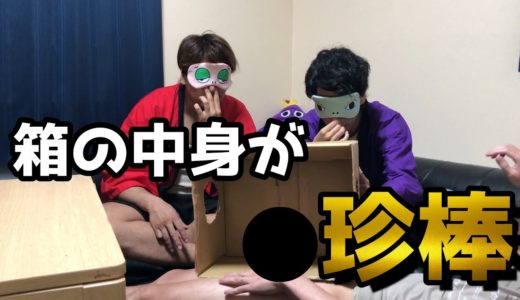 【ドッキリ】箱の中身を珍棒にしてみたら当てれるのか!?検証してみた