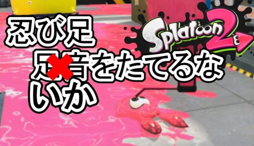 【スプラトゥーン2】イカ音をたてずに忍び足・・・。成長日記21日目【かわのり】