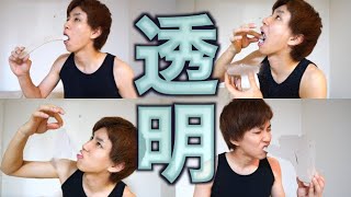 もし食べ物が透明だったら。。。