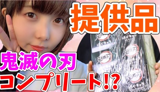 【提供品】鬼滅の刃の激ヤバグッズを大量にいただきました…