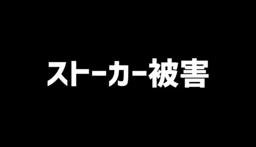 ストーカー被害について語るニートの１日