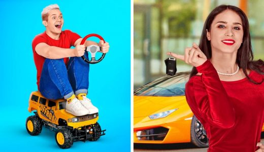 お金持ちな子VS普通の子 || 123 GO! の、お金持ちな子と貧乏な子のおもしろシチュエーション