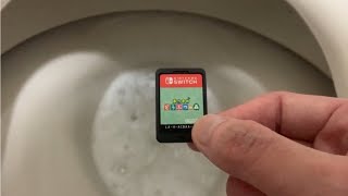 奥さんに新品のゲームソフトをトイレに流されて発狂して喧嘩になった。