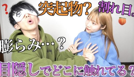 【検証】カップルなら目隠しして触り合っても絶対にどこか分かる説！！