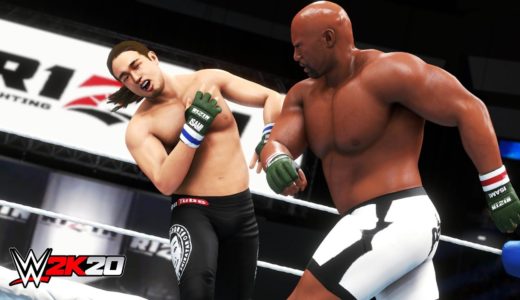 WWE 2K20 シバター vs ボブ・サップ / Shibatar vs Bob Sapp (CPU vs CPU)