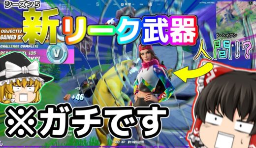【ゆっくり実況】次のリークアイテムは人間が武器!? 紹介しながらアリーナソロ【フォートナイト】