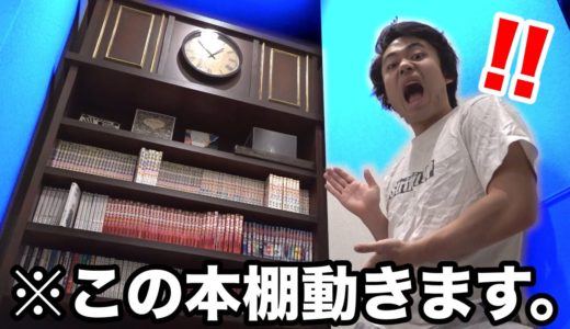 【秘密】この本棚は隠し部屋への扉になっています。