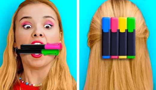 簡単なのにうまくいく！|| 学用品のクラフト 学校で役立つおもしろライフハック