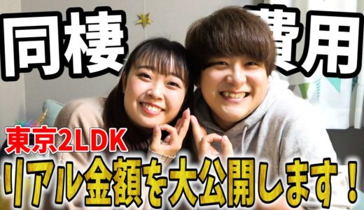 【家賃公開】東京で同棲を始めた時にかかったリアル費用を大公開します！！！