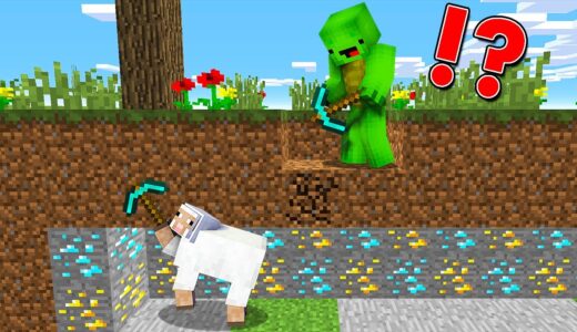モブに変身しながら鬼と鬼ごっこした結果！？【まいくら・マインクラフト】