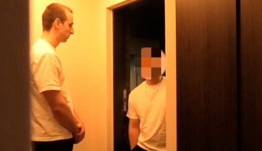 隣人が家に来た映像の一部始終を公開します