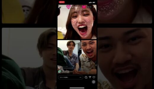 コムドット×中町綾&ピグモン　インスタコラボライブ