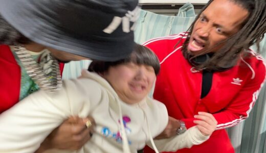引退した友達の家に黒人ギャ○グと乗り込んでみた【ドッキリ】