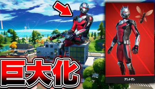巨大化してみた*アントマン*【フォートナイト】
