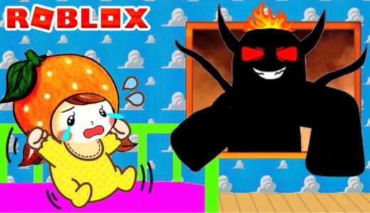 【恐怖のお泊まり保育😱】幼稚園の先生がおばけだった⁉️楽しいストーリーのはずが怖い悪魔に襲われアスレチックでピンチ！ロブロックスのホラー人気ゲームはRoblox Daycare Story！