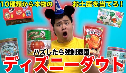 【超難問】10種類のディズニーのお土産から本物を見破らないと強制退国ですwww