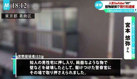 チャンネルがーどまんMY逮捕