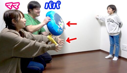 たけるちゃん争奪戦！クレーンゲームの景品持って勝負したらどっちが抱っこできる！？