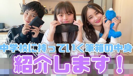 【筆箱紹介】中学生になります。持っていく筆箱と中身紹介します...
