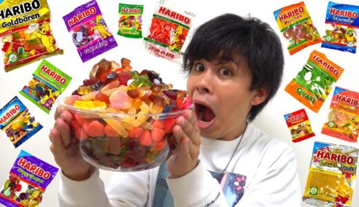 【巨大】ハリボーグミ１７種類を混ぜて最強グミ作ったらとんでもないの爆誕したwww