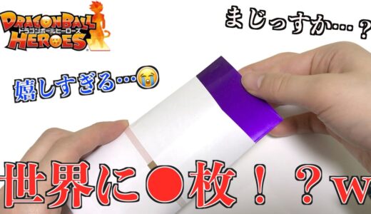 小学5年生が作った高額謎オリパ開けたら世界に○枚?のカード入ってたwww【SDBH】