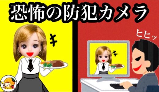 【防犯カメラに映る怪しい男…】リカちゃんに襲いかかる恐怖の目線😱　バイト先で物がなくなった!? 犯人は一体誰なのか…