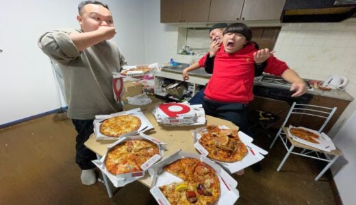 ウーバーイーツで友達に一口も食べさせないドッキリしたらブチギレた動画