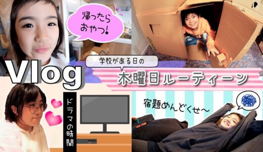 ★Vlog★学校がある日の1日♪木曜日ルーティーン