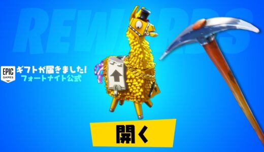 フォートナイト公式の運営がまだ追加されていない秘密のアイテムをプレゼントしてくれました…【フォートナイト / Fortnite】