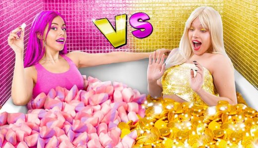 ゴールドガールvsピンクガール/14の学校の気まずいシチュエーション