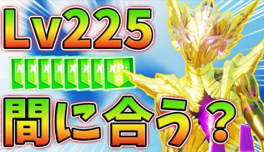 【最速簡単】今からLv225までレベル上げ間に合うか検証してみた！05月01日ver【シーズン6】【フォートナイト】