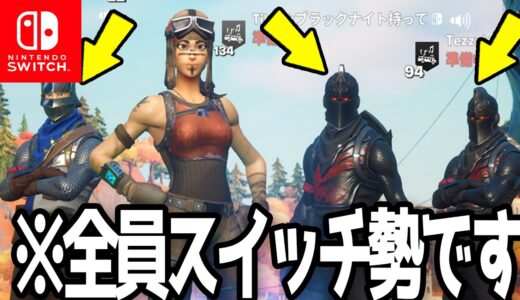 【ガチ】スイッチ勢でブラックナイトを持ってる人がいたｗｗｗ　-フォートナイト-