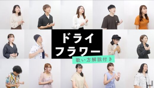 【歌ってみた】ドライフラワー / 優里【歌い方解説付き by シアーミュージック】