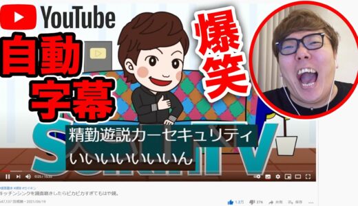 【6年ぶり】YouTubeの自動字幕実況したら爆笑が止まらないwww【ヒカキンTV・セイキンTV・マスオTV】