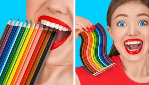 いろんな場所にお菓子を持ち込む面白い方法 || 123 GO Like!の食べ物の持ち込みライフハックと裏ワザ