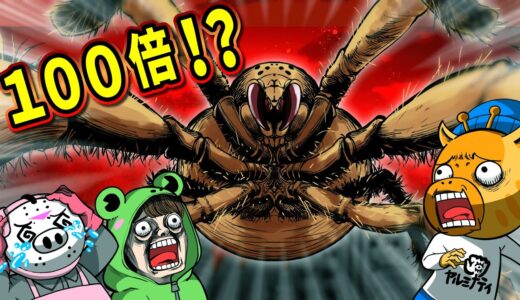古代に生きていた超巨大グモ“メガラクネ”が復活したら【怖い話】【アニメ】【都市伝説】
