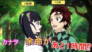 【鬼滅の刃×声真似】もしも余命が可視化してしまったら？炭治郎「俺はあと１０年！？カナヲは１時間！？」【炭カナ・きめつのやいばライン・アフレコ・ネタバレ注意】