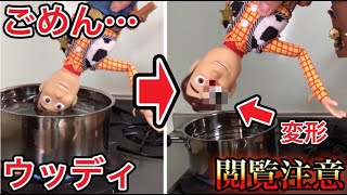 【閲覧注意】トイストーリーのウッディの顔が変形して取り返しがつかなくなりました…