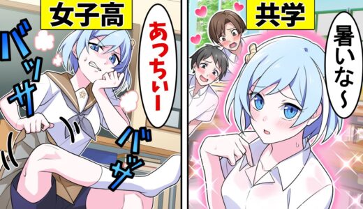 【アニメ】女子高と共学の違い7選【漫画】